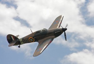 A Hurricane fighter plane By Rdrozd - Own work, CC BY-SA 3.0, https://commons.wikimedia.org/w/index.php?curid=10624095